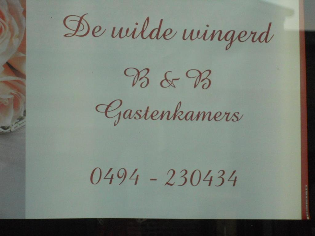Huis De Wilde Wingerd Hotel Ypres Exterior photo